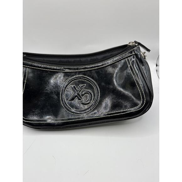 Vintage Y2K XOXO Shoulder Bag Black Chain Strap Punk Retro Cottagecore Boho - Picture 2 of 5